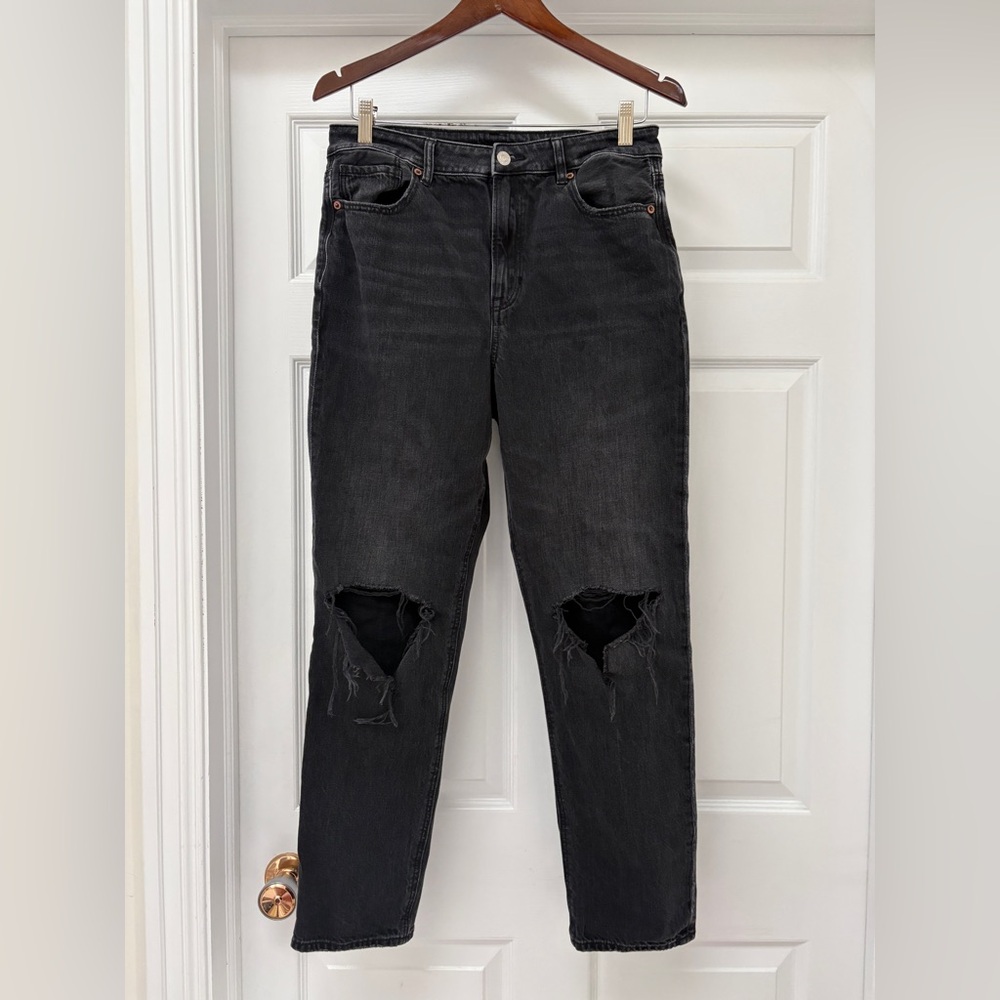 American Eagle Outfitters Black Straight Leg Jeans